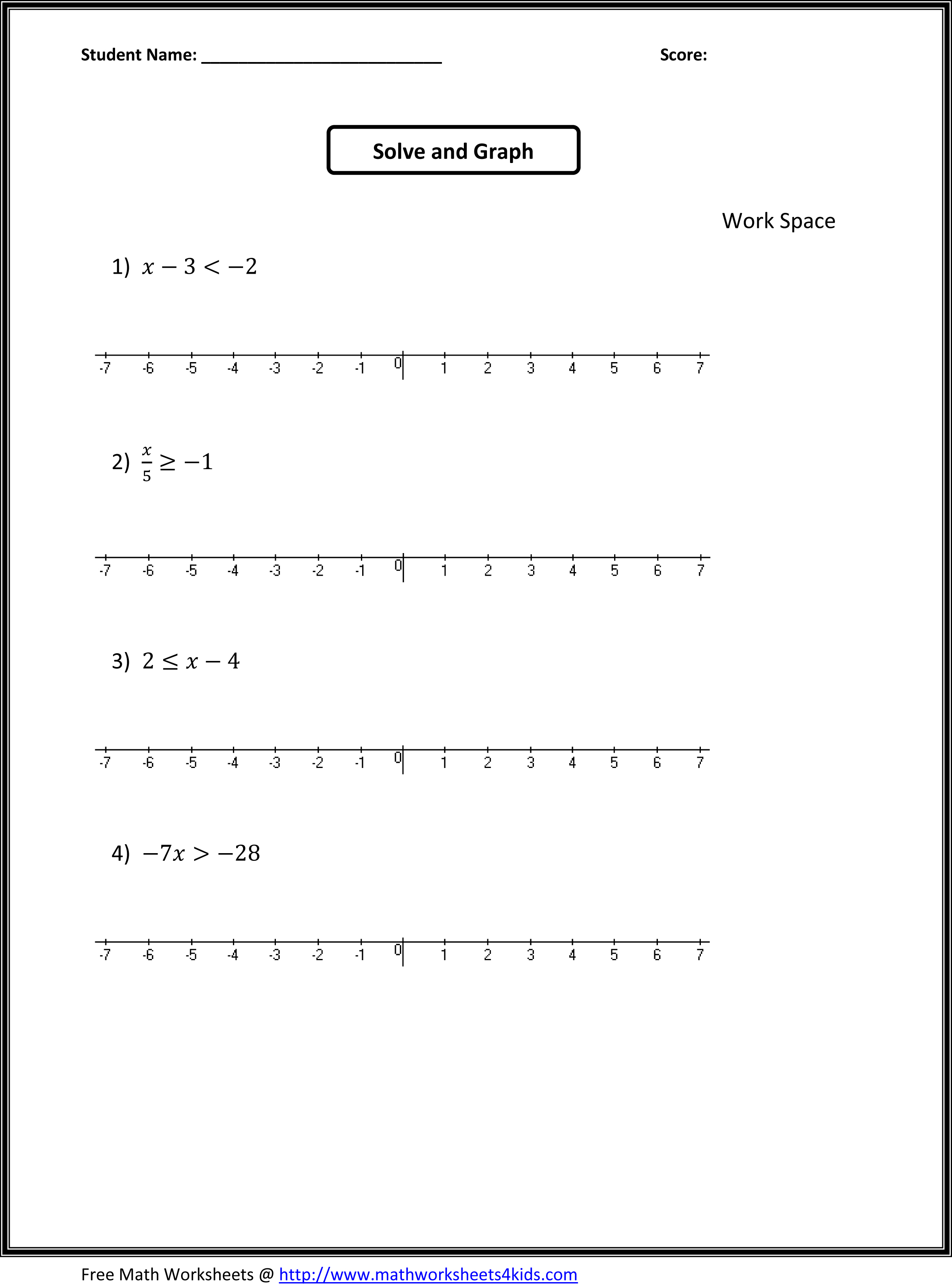 Download 7th Grade Math Worksheets | Printable wikiDownload
