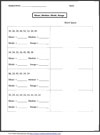 Mean, median, mode and range worksheets