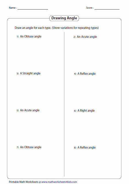 Featured image of post Measuring And Drawing Angles Worksheet There are six different types of angles that you should be measuring with ks2