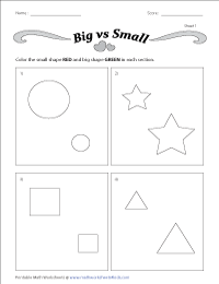 Comparing and Coloring Shapes