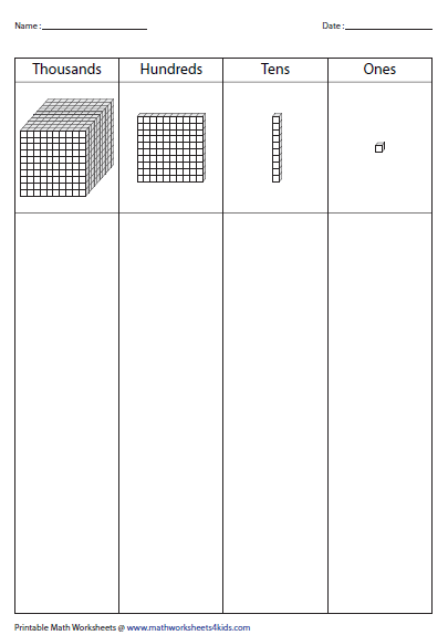 using-base-10-blocks-worksheets