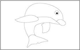Dolphin2 Coloring Page