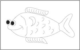 Tetra fish Coloring Page