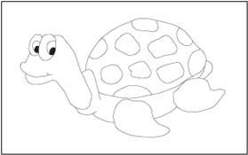 Turtle 1 Coloring Page