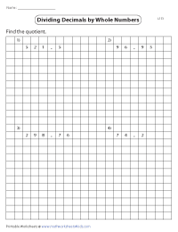 Find the Quotient Using Grid | Level 1