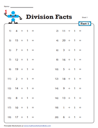 Division Fact - 1