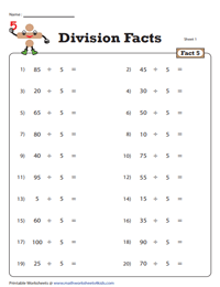 Division Fact - 5