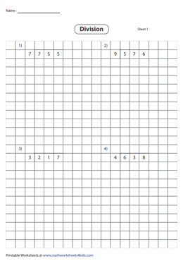 Division using Grids | 3-Digit by 1-Digit