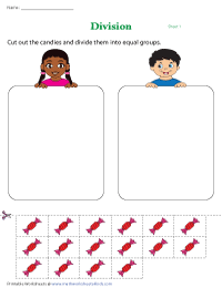 Division by Sharing | Cut-and-Paste Activity
