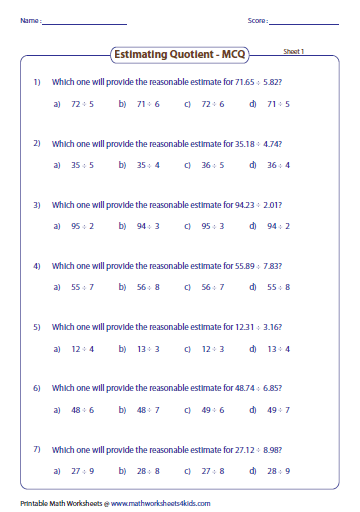 estimating-decimals-and-fractions-worksheets