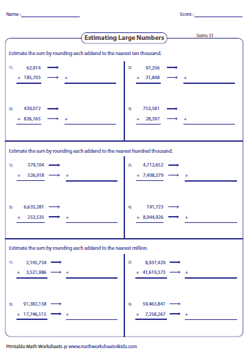 estimating-sums-differences-worksheets