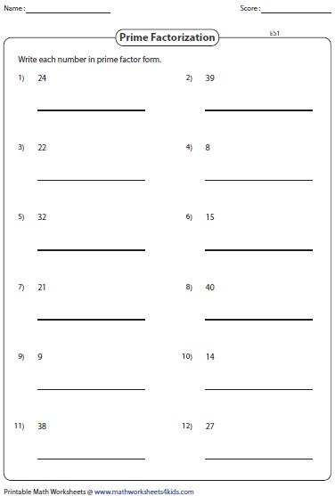 factoring-worksheets