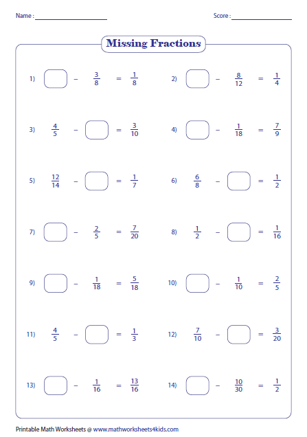 subtracting-fractions-worksheet-with-the-same-denomint