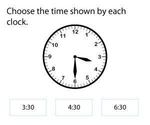 Telling Time in Hours and Half-Hours