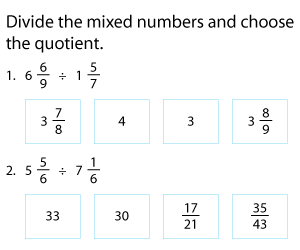 Mixed Number Division