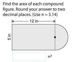 Area of Compound Figures - Adding Regions | Customary Units