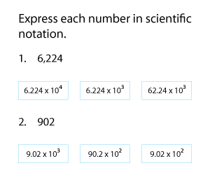 Expressing Numbers in Scientific Notation