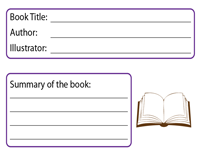 Book Report Writing Template 6