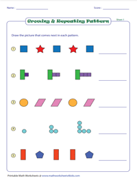 Repeating and Growing: Mixed Pattern