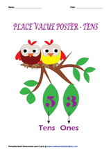 Place Value Charts | Tens