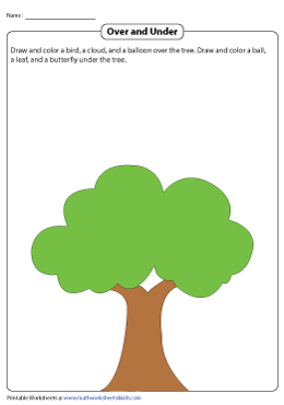 Draw Objects Over and Under the Tree