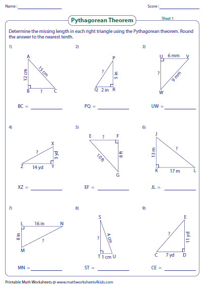 pythagorean theorem coloring activity pages - photo #37