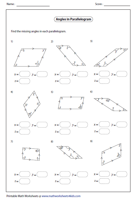 Classifying Quadrilaterals Worksheet 3rd Grade - quadrilateral