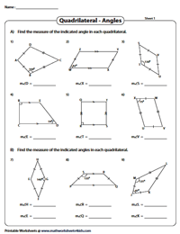 Special Quadrilaterals | Vertex Angles