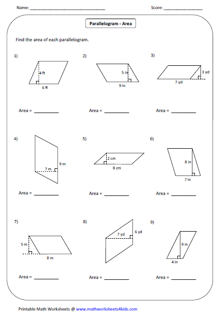 area-of-a-parallelogram-worksheet