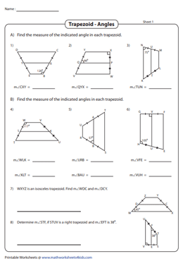 Find the Indicated Angles | Midsegments