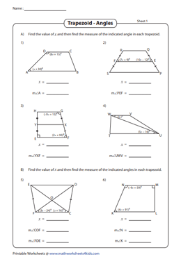 Find the Indicated Angles | Revision Worksheet
