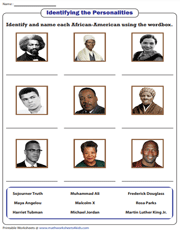 Famous African Americans | Identify