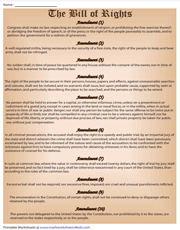 Bill of Rights | Poster
