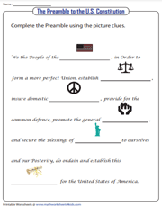 The Preamble | Fill in the blanks