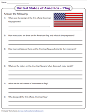 American Flag | Answer the following