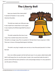 Liberty Bell | Reading Comprehension Passage