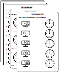 time worksheet: NEW 792 DIGITAL TIME WORKSHEET KS1
