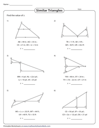 Algebra in Similar Triangles | Solve for 'x' | Type 2