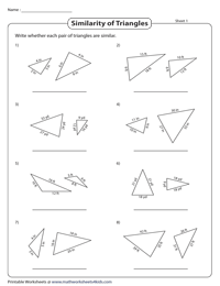 Check for Similar Triangles