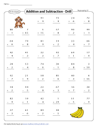 2-Digit and 1-Digit Addition and Subtraction | 3-Minute Drills - Regrouping