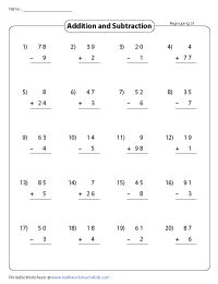 2-Digit and 1-Digit Addition and Subtraction | Standard - Regrouping