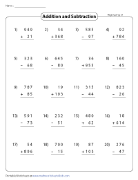 3-Digit and 2-Digit Add and Sub | Standard - Regrouping