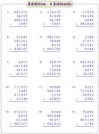 adding large numbers worksheets