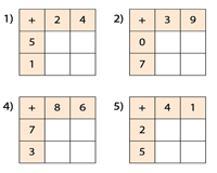 Single-Digit Addition Squares: Type 1