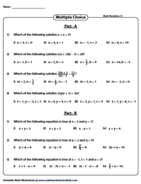 MCQs based on Equations | Multivariable