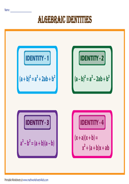 Standard Algebraic Identities