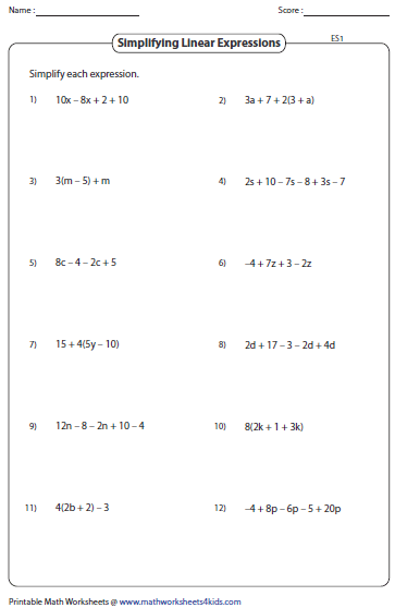 evaluating-expressions-with-exponents-worksheets