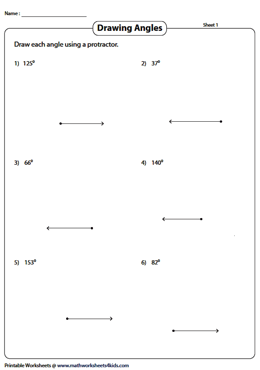 Drawing Angles | 1-Degree Increment