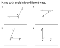 Representing Angles in Four Ways