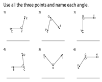 Naming Angles Using Three Points
